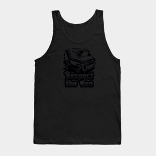 Respect The Van (Ghost) - Ash Tank Top